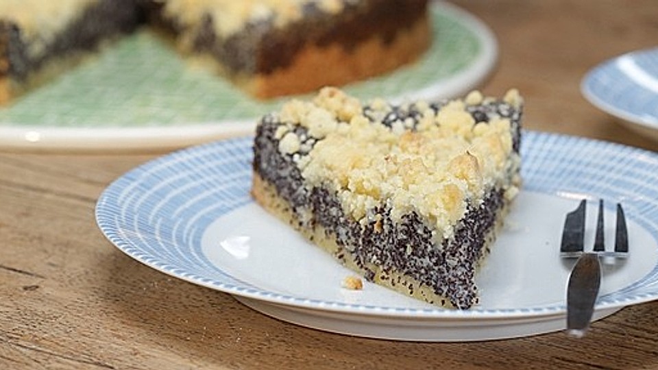 Schneller Mohnkuchen Mit Streuseln Von Chefkoch Video Chefkoch