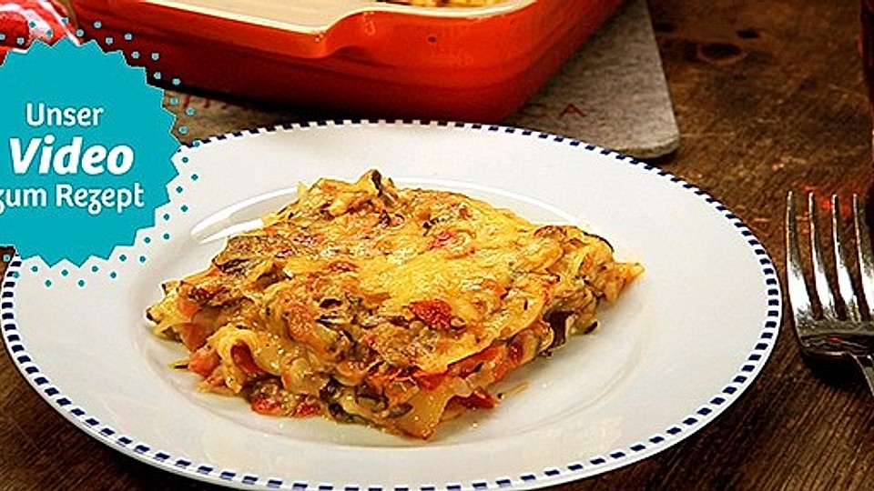 Zucchini Lasagne Ohne Fleisch Von 1234 Chefkoch